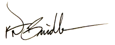 signature of K.N. Brindle